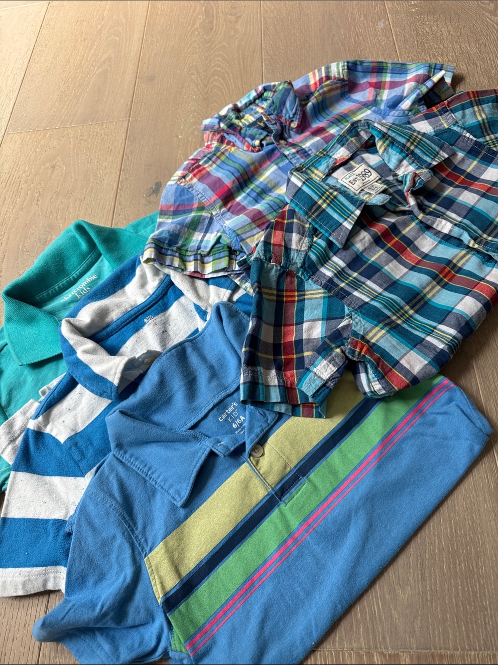 Assorted Boys' Polo & Plaid Shirts
